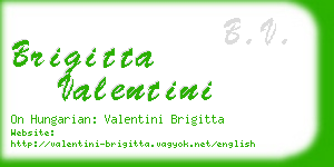 brigitta valentini business card